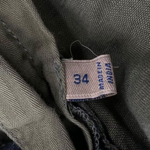 Faherty Men's Flat Front Linen/Cotton Blend Shorts - Moss - 34‎ - Picture 4 of 11